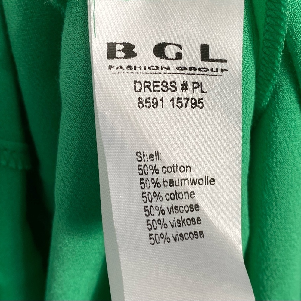 BGL Midi Sleeveless Dress Green - Picture 9 of 10